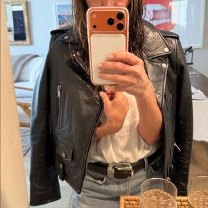 Saint Laurent moto jacket